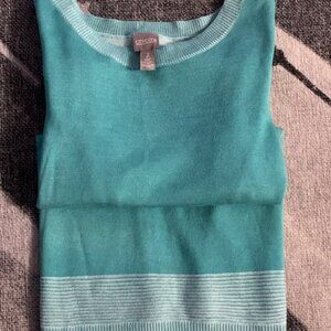 CHICO's Turquoise/Teal Lightweight sweater - Size 2